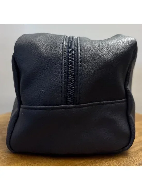 Sephora Blue Cosmetics Toiletry Travel Zipper Women's Makeup Men's Shaver Bag - Picture 2 of 7